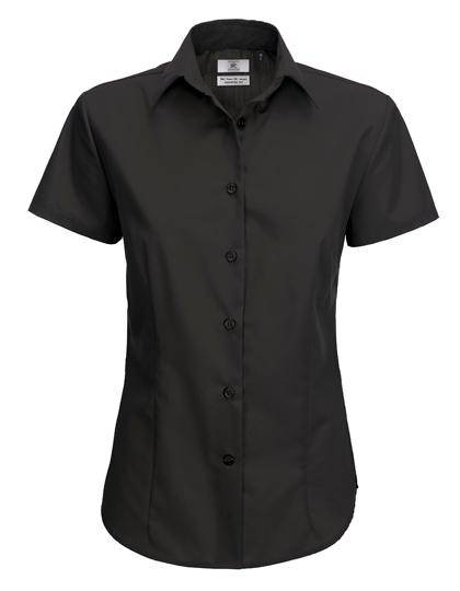Epic Label Chemises B&C Swp64 Poplin Shirt Smart Short Sleeve / Pour Femme