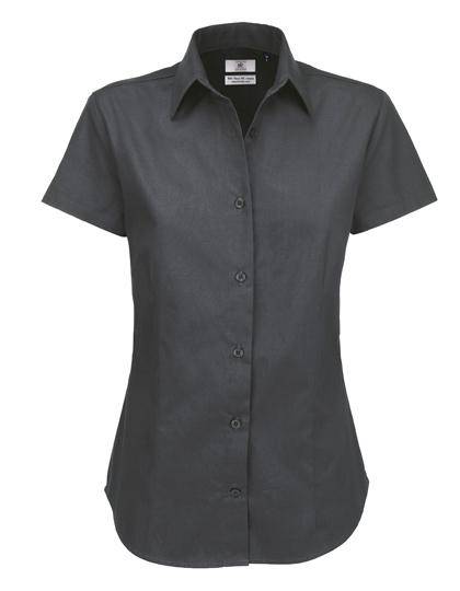 Epic Label Chemises B&C Swt84 Twill Shirt Sharp Short Sleeve / Pour Femme