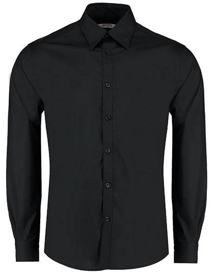 Epic Label Chemises Bargear Kk121 Pour Hommes Tailored Fit Bar Shirt Long Sleeve
