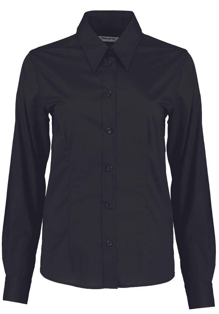 Epic Label Chemises Bargear Kk738 Pour Femmes Tailored Fit Bar Shirt Long Sleeve