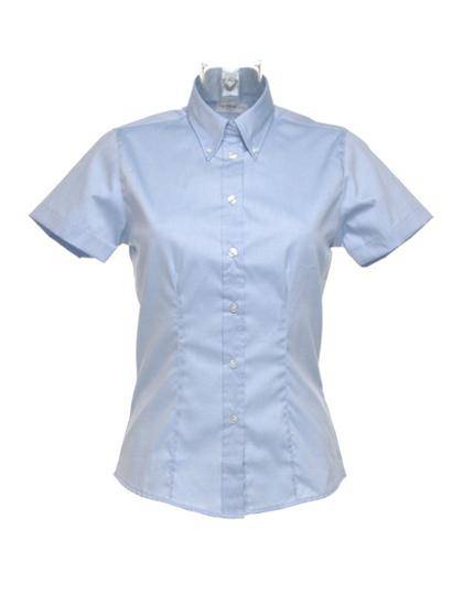 Epic Label Chemises Kustom Kit Kk701 Pour Femmes Tailored Fit Corporate Oxford Shirt Short Sleeve