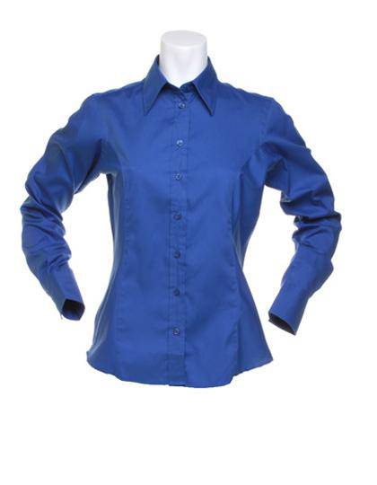 Epic Label Chemises Kustom Kit Kk702 Pour Femmes Tailored Fit Corporate Oxford Shirt Long Sleeve