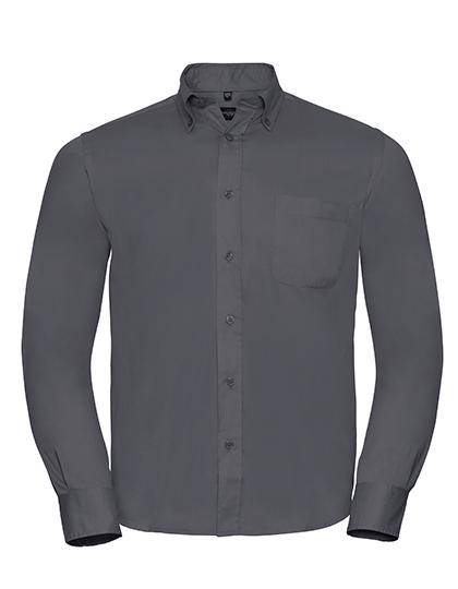 Epic Label Chemises Russell Collection R-916M-0 Chemise Manches Longues Coupe Classique en Coton Sergé Homme