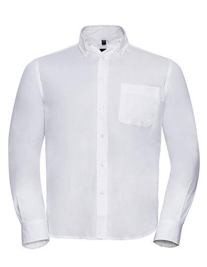 Epic Label Chemises Russell Collection R-916M-0 Chemise Manches Longues Coupe Classique en Coton Sergé Homme