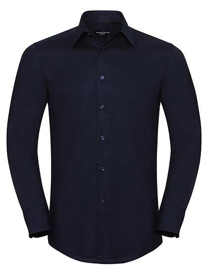 Epic Label Chemises Russell Collection R-922M-0 Chemise Oxford Cintrée Manches Longues Homme