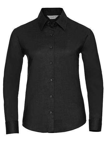 Epic Label Chemises Russell Collection R-932F-0 Chemise Oxford Cintrée Manches Longues Femme