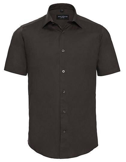 Epic Label Chemises Russell Collection R-947M-0 Chemise Stretch Ajustée Manches Courtes Homme