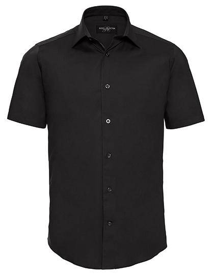 Epic Label Chemises Russell Collection R-947M-0 Chemise Stretch Ajustée Manches Courtes Homme