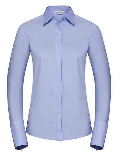 Epic Label Chemises Russell Collection R-960F-0 Chemise Ultimate Stretch Ajustée Manches Longues Femme
