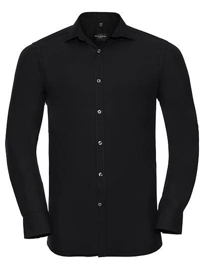 Epic Label Chemises Russell Collection R-960M-0 Chemise Ultimate Stretch Ajustée Manches Longues Homme