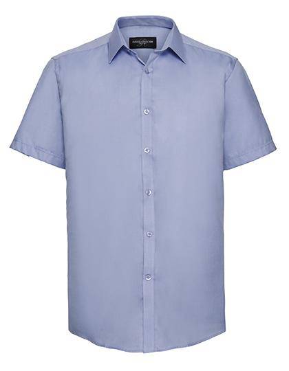 Epic Label Chemises Russell Collection R-963M-0 Chemise à Chevrons Cintréé Manches Courtes Homme