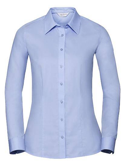 Epic Label Chemises Russell Collection R-972F-0 Long Sleeve Tailored Coolmax Shirt Pour Femme