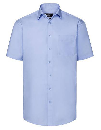 Epic Label Chemises Russell Collection R-973M-0 Short Sleeve Tailored Coolmax Shirt Pour Homme