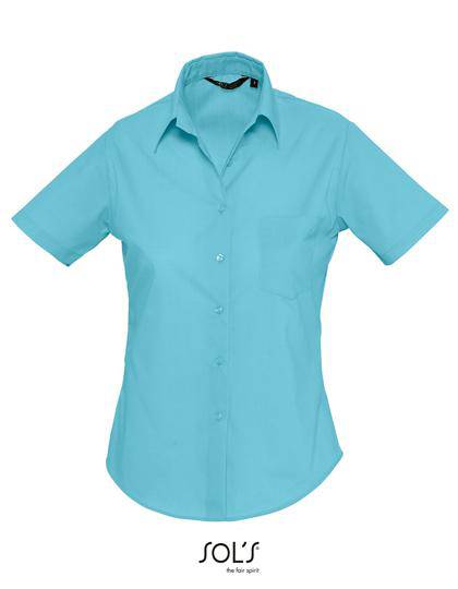 Epic Label Chemises Sol´S 16070 Chemise Femme Popeline Manches Courtes