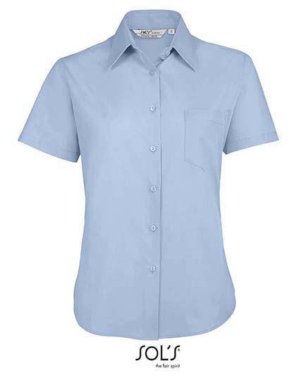Epic Label Chemises Sol´S 16070 Chemise Femme Popeline Manches Courtes