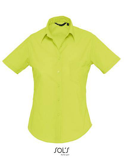 Epic Label Chemises Sol´S 16070 Chemise Femme Popeline Manches Courtes
