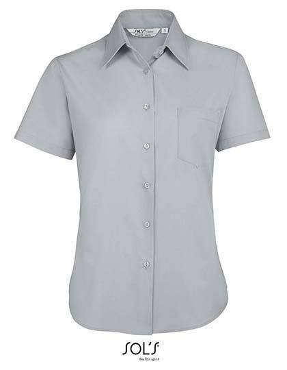 Epic Label Chemises Sol´S 16070 Chemise Femme Popeline Manches Courtes