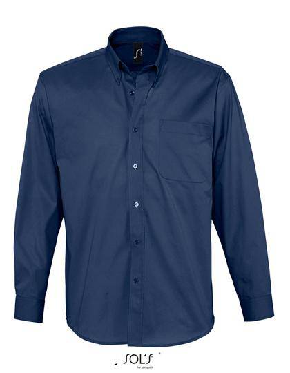 Epic Label Chemises Sol´S 16090 Chemise Homme En Twill De Coton Manches Longues