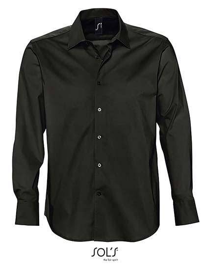 Epic Label Chemises Sol´S 17000 Chemise Homme Stretch Manches Longues