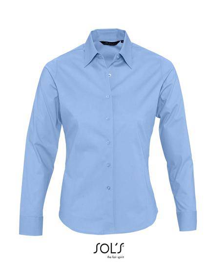 Epic Label Chemises Sol´S 17015 Chemise Femme Stretch Manches Longues