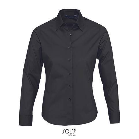 Epic Label Chemises Sol´S 17015 Chemise Femme Stretch Manches Longues