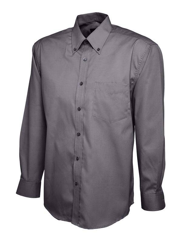 Epic Label Chemises Uneek Clothing UC701 Mens Pinpoint Oxford Full Sleeve Shirt Homme