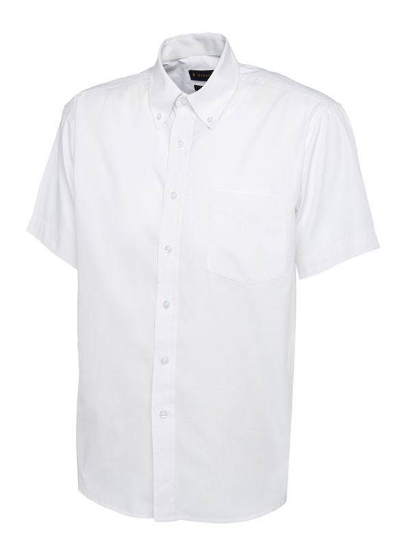 Epic Label Chemises Uneek Clothing UC702 Mens Pinpoint Oxford Half Sleeve Shirt Homme