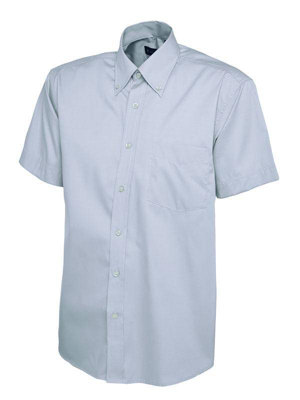 Epic Label Chemises Uneek Clothing UC702 Mens Pinpoint Oxford Half Sleeve Shirt Homme