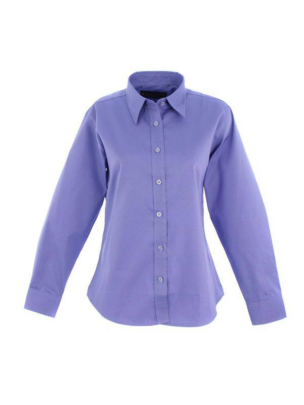 Epic Label Chemises Uneek Clothing UC703 Ladies Pinpoint Oxford Full Sleeve Shirt Femme