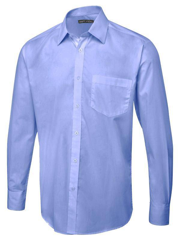 Epic Label Chemises Uneek Clothing UC713 Men's Long Sleeve Poplin Shirt Mixte