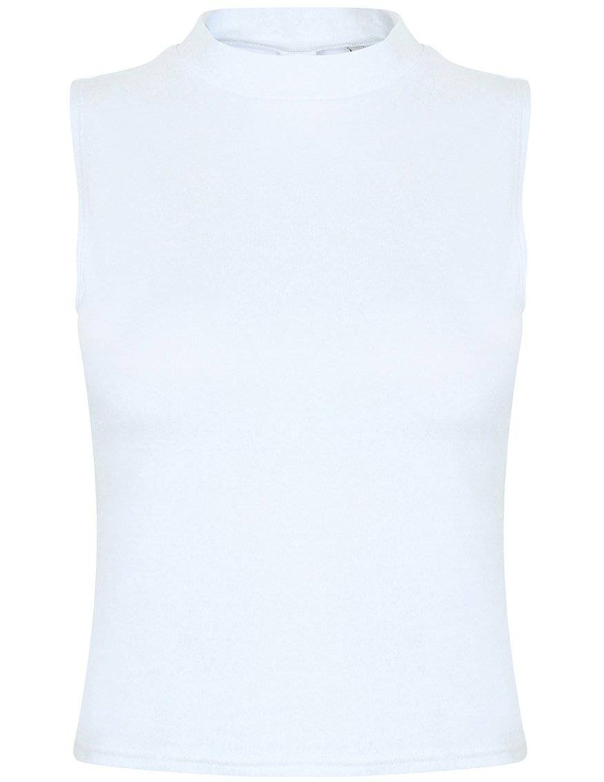Epic Label Débardeur Sf Gilet Court À Col Montant Pour Femme