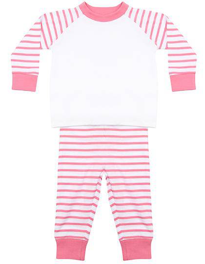 Epic Label Grenouillères & pyjamas Lot de 3 x Larkwood LW072 Striped Pyjamas