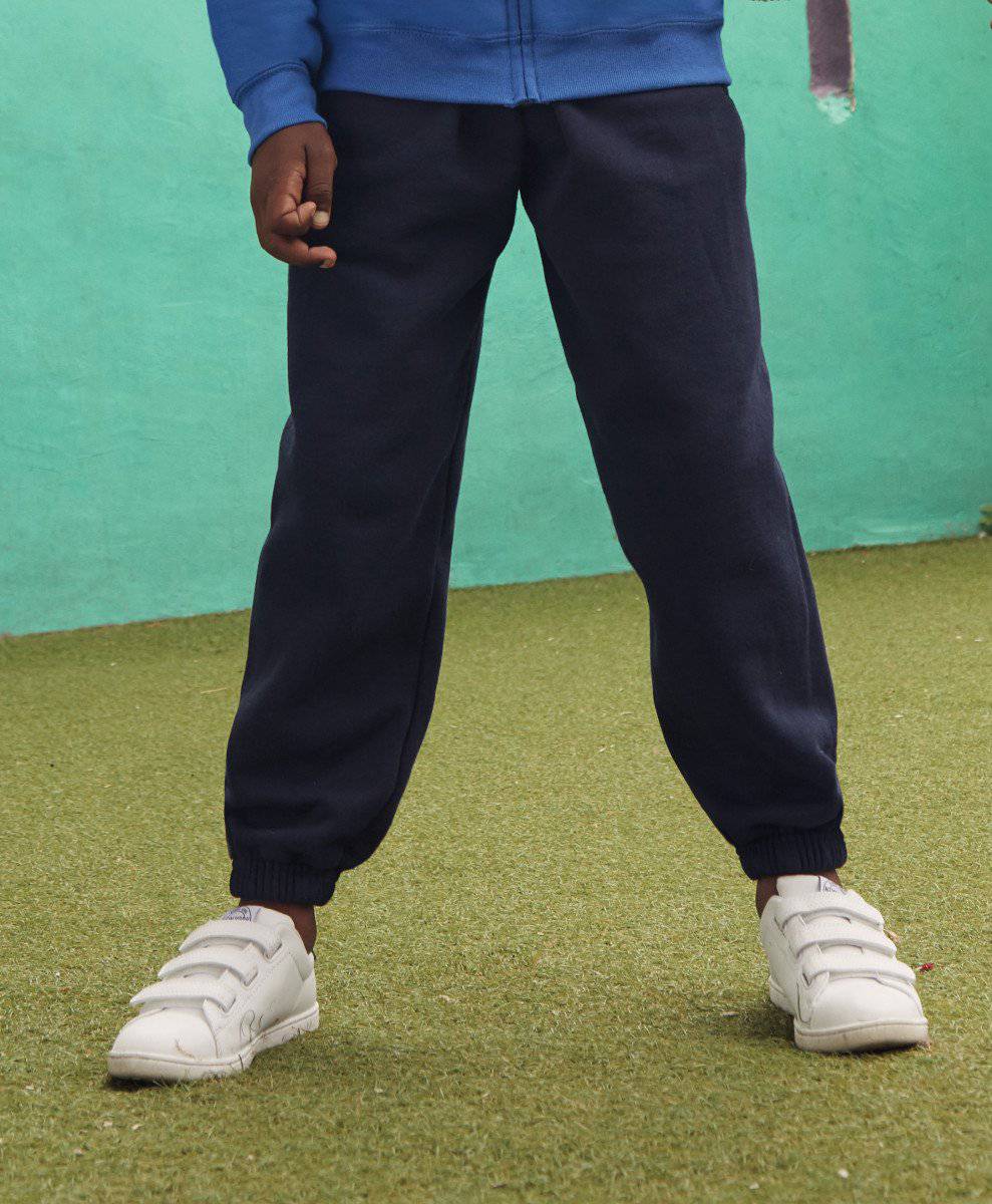 Epic Label Jogging Fruit Of The Loom 640510 Pantalon De Jog Classique Enfant À Poignets Élastiqués