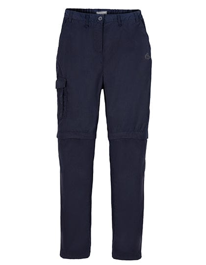 Epic Label Pantalons Craghoppers Expert Cej006 Pantalon Convertible Femme Expert Kiwi Recyclé