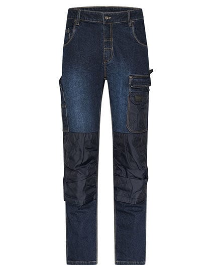 Epic Label Pantalons James+Nicholson Jn875 Workwear Stretch-Jeans Bio