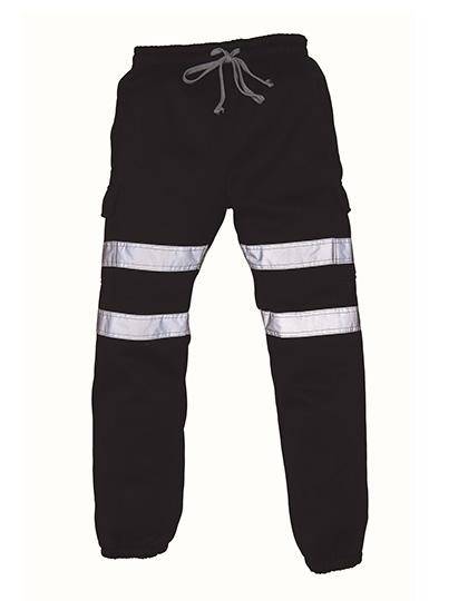 Epic Label Pantalons Yoko Hv016T Hi Vis Jogging Bottoms