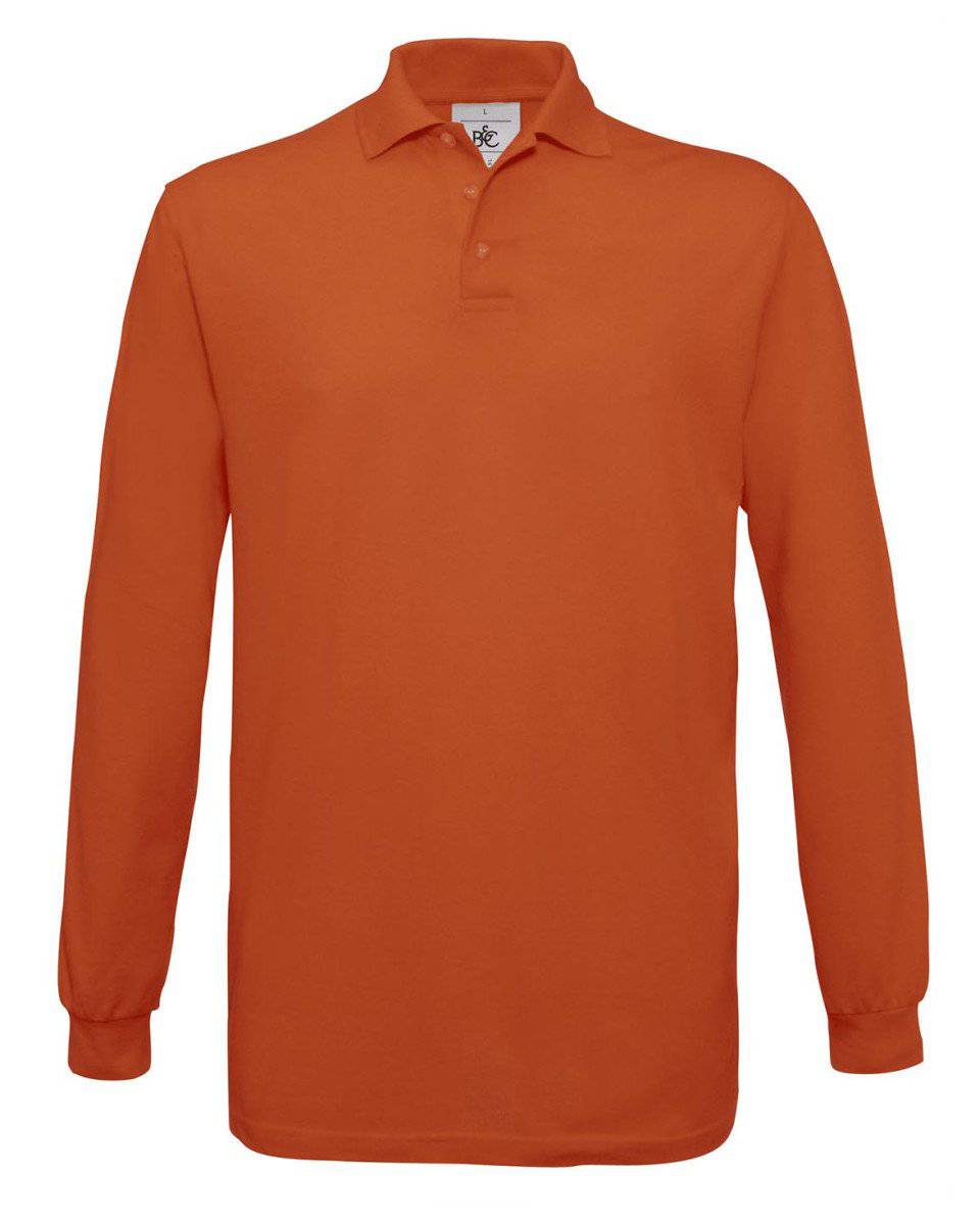 Epic Label Polo POLO B&C SAFRAN L / MANCHES