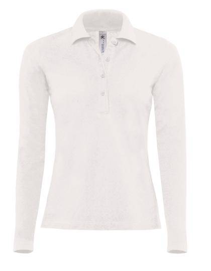 Epic Label Polos B&C Pw456 Polo Safran Pure Longsleeve / Pour Femme