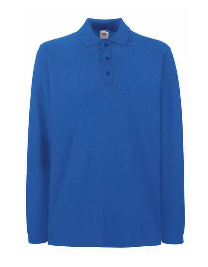 Epic Label Polos Fruit Of The Loom 633100 Polo Haut De Gamme À Manches Longues Pour Homme