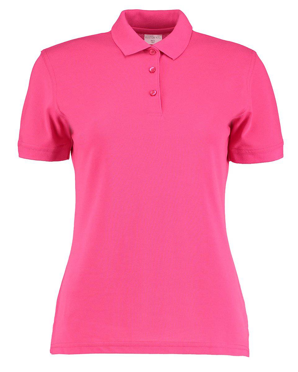 Epic Label Polos Kustom Kit Kk213 Pour Femmes Klassic Slim Fit Polo Superwash 60°