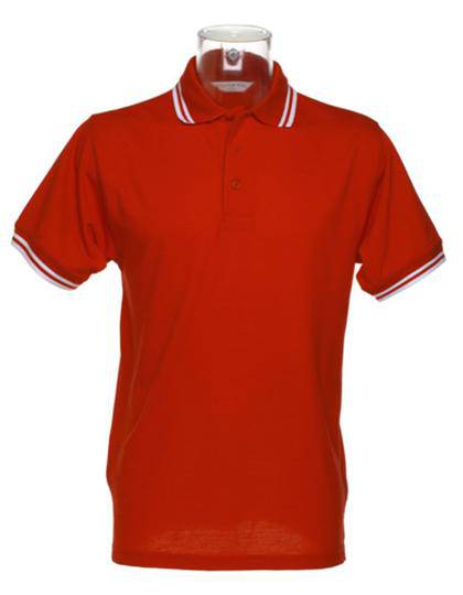 Epic Label Polos Kustom Kit Kk409 Classic Fit Tipped Collar Polo