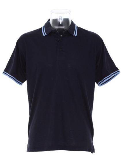 Epic Label Polos Kustom Kit Kk409 Classic Fit Tipped Collar Polo