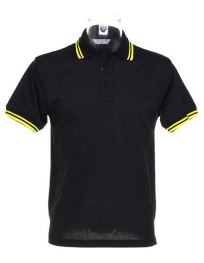 Epic Label Polos Kustom Kit Kk409 Classic Fit Tipped Collar Polo