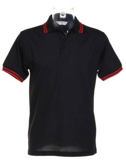 Epic Label Polos Kustom Kit Kk409 Classic Fit Tipped Collar Polo