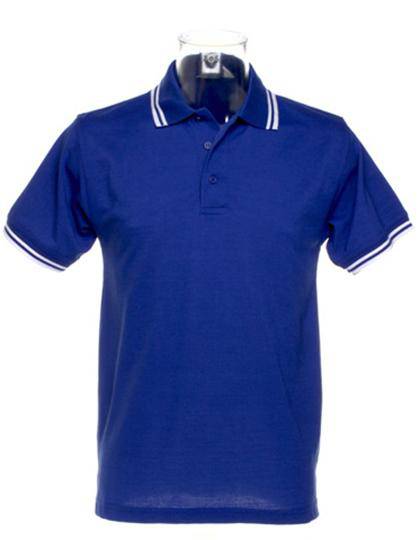 Epic Label Polos Kustom Kit Kk409 Classic Fit Tipped Collar Polo