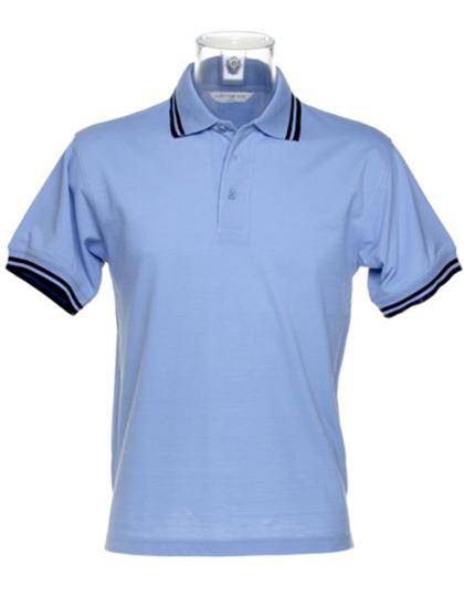 Epic Label Polos Kustom Kit Kk409 Classic Fit Tipped Collar Polo