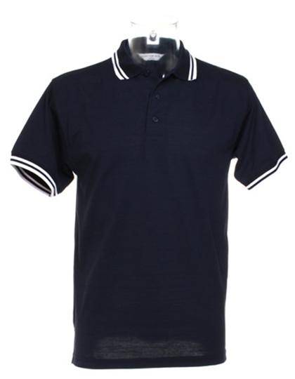 Epic Label Polos Kustom Kit Kk409 Classic Fit Tipped Collar Polo