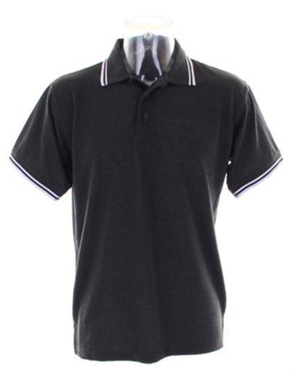 Epic Label Polos Kustom Kit Kk409 Classic Fit Tipped Collar Polo