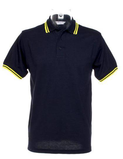Epic Label Polos Kustom Kit Kk409 Classic Fit Tipped Collar Polo
