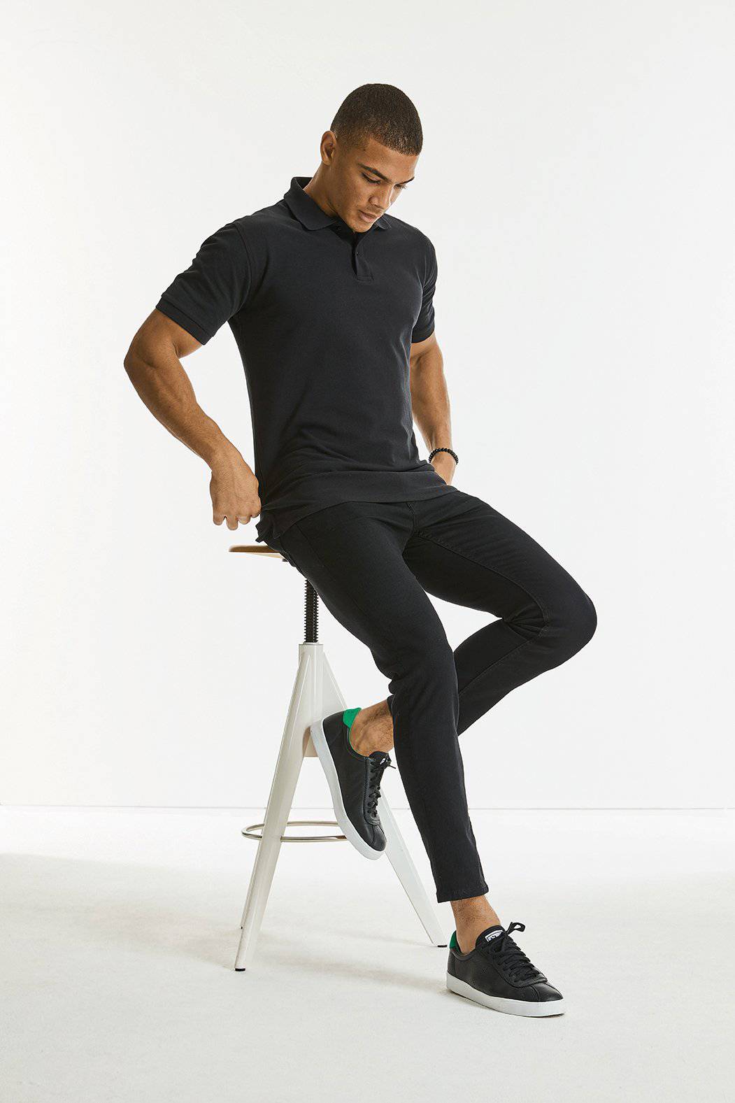 Epic Label Polos Russell R-569M-0 Polo Piqué Coton Classique Homme